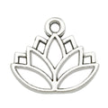 Antique Silver Sunflower Metal Charms with 25 Listed Options view 7