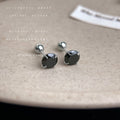 Silver Tone Screw Back Round Zircon Cartilage Studs view 9