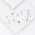 Gem And Pearl Bar Pin Brooch Set Decorative Lapel Pin view 4