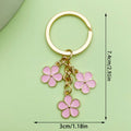 Rose, Sunflower and Blossom Charm Keychains Featuring Pink Flower Across 18 Variations view 9