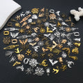 Gold-Tone Pumpkin Metal Charms with 6 Listed Options view 3