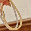 Crystal Chain Bracelets in Four Gold and Silver Styles view 1