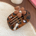 Bear Scrunchie And Tortoiseshell Bear Hair Claw 2 Styles view 7