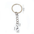 Split Key Rings With Lobster Clasps in Three Sizes and Finishes view 4