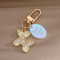 Jelly Balloon Dog Keychains Rose Gold Clasp Five Colors view 3