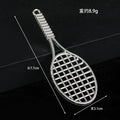 Silver-Tone Tennis Racket Golf Club Sport Charm Pendants Two Styles view 4