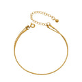 Double Layer Fine Chain Bracelets in Three Metal Finishes view 5