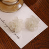 Cream Flower Clips