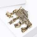 Noahs Ark Animal Charm Brooch Antique Gold Or Silver view 4