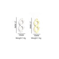 Crystal Infinity Connector Jewelry Components For DIY Earrings And Bracelets Charms view 4