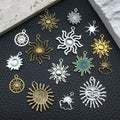 Antique Silver Sun and Moon Metal Charms with 15 Listed Options view 4