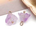 Ten-Color Translucent Lily of the Valley Glass Charm Collection view 11