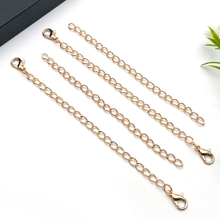Jewelry Extension Chains in Five Pictured Styles and Finishes
