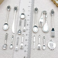 Antique Silver Tableware Metal Charms with 16 Listed Options view 3