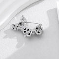 Butterfly Pearl Look Metal Brooch Pin for Jackets and Lapels view 4