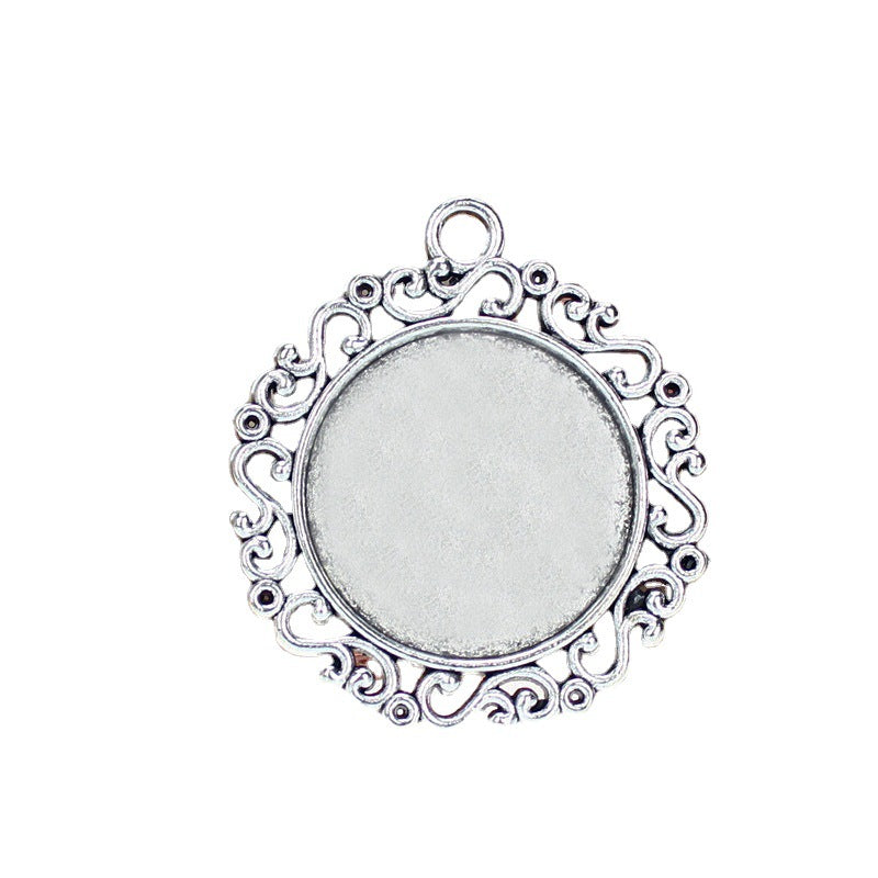 37mm Alloy Cabochon Tray Bezel Setting for 25mm Cabochon