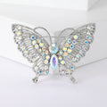 Crystal Butterfly Brooch in Five Metallic Colorways view 9
