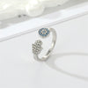 Silver Hamsa Ring