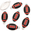 Enamel-Look Football Alloy Charms in 28 Styles for Jewelry Crafts view 11