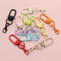 Colorful U Shaped Swivel Clasps with Lobster Clasp Attachments view 2
