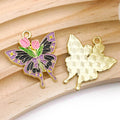 Yellow Butterfly Metal Charms with 13 Listed Options view 9
