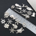 Silver-Tone Christmas Tree and Bell Metal Charms with 26 Listed Options view 2