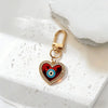 Gold Red Heart