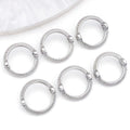 Silver-Tone Bead Frame Metal Charms with 9 Listed Options view 12