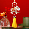 Brown Rocker Yellow-Tassel