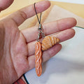 Mini Baguette Croissant Waffle Bread Phone Charms 3 Styles view 4
