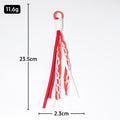 Lace Cord Tassel Keychain Multicolor Ribbon Fabric Charm view 2