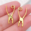 Antique Gold Gold-Tone Tool and Blade Metal Charms with 26 Listed Options view 12
