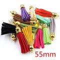 Colorful Suede Tassel Pendants In 6 Styles For Jewelry Making view 11