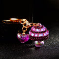 Cat Eye Mushroom Keychains in Four Colors plus Assorted Option view 4