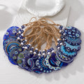 Round Printed Evil Eye Cord Loop Hanging Ornaments in Seventeen Designs view 2