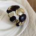 Acrylic Stretch Bracelet Oval and Tube Styles 9 Colors view 6