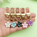 Flower Charm Keychains in 5 Pictured Variations for Bags and Keys view 4