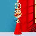 Chinese Fortune Character and Animal Tassel Keychains in Seventeen Styles view 3