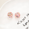 Round Speckled Studs