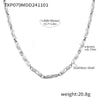 Silver Twisted Necklace