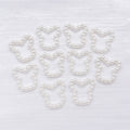 Ten-Shape Ivory Faux Pearl Open-Frame Cabochon Component Collection view 10