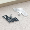 Metallic Bat Metal Charms with 7 Listed Options for DIY Jewelry Making view 10
