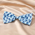 Printed Satin Evil Eye Bow Hair Clips in Nine Designs view 6