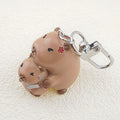 Capybara Food and Costume Figure Clip Keychains in Six Designs view 6