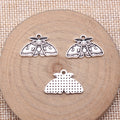 Detailed Moth Pendant in 1 Finish for Jewelry Making view 2