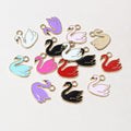 Colorful Swan Charms In 1 Style For Jewelry Making view 4
