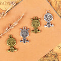 23x13mm Cartoon Couple Alloy Charm Pendant
