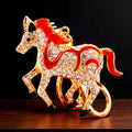Jeweled Horse and Mixed Auspicious Charm Keychains in Fifty-Seven Options view 6
