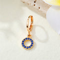 Gold Tone Crystal Charm Huggie Earrings in Six Designs and One Set view 6