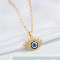 Assorted Evil Eye Hamsa and Flip Flop Pendant Necklaces view 11